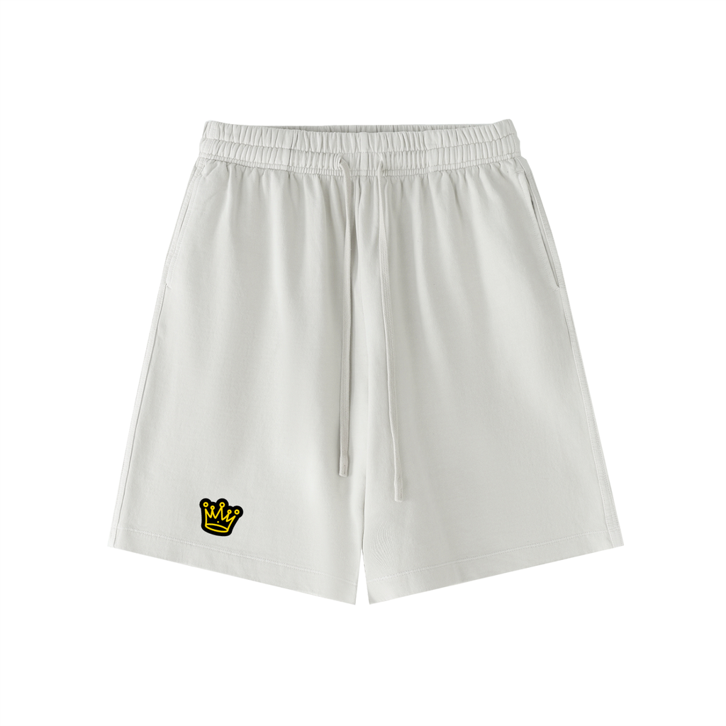 Guap Boyz KING Vintage Wash Cotton Shorts