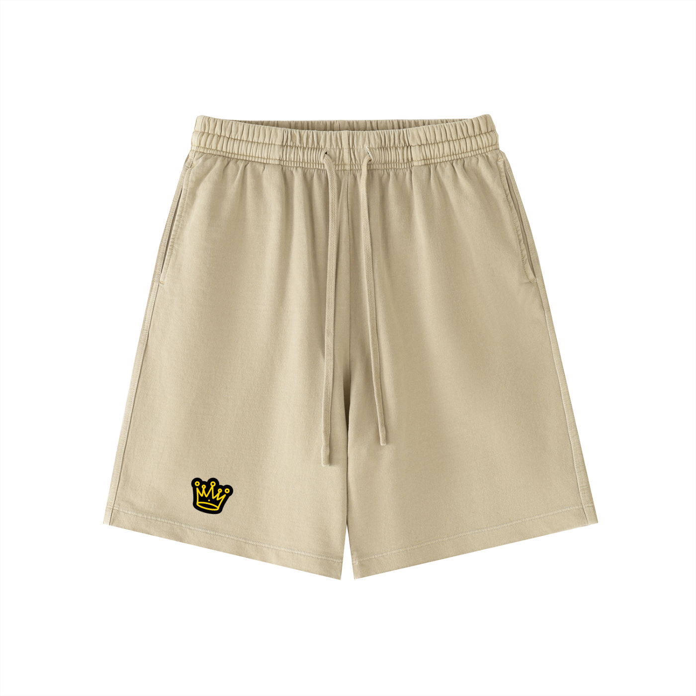 Guap Boyz KING Vintage Wash Cotton Shorts