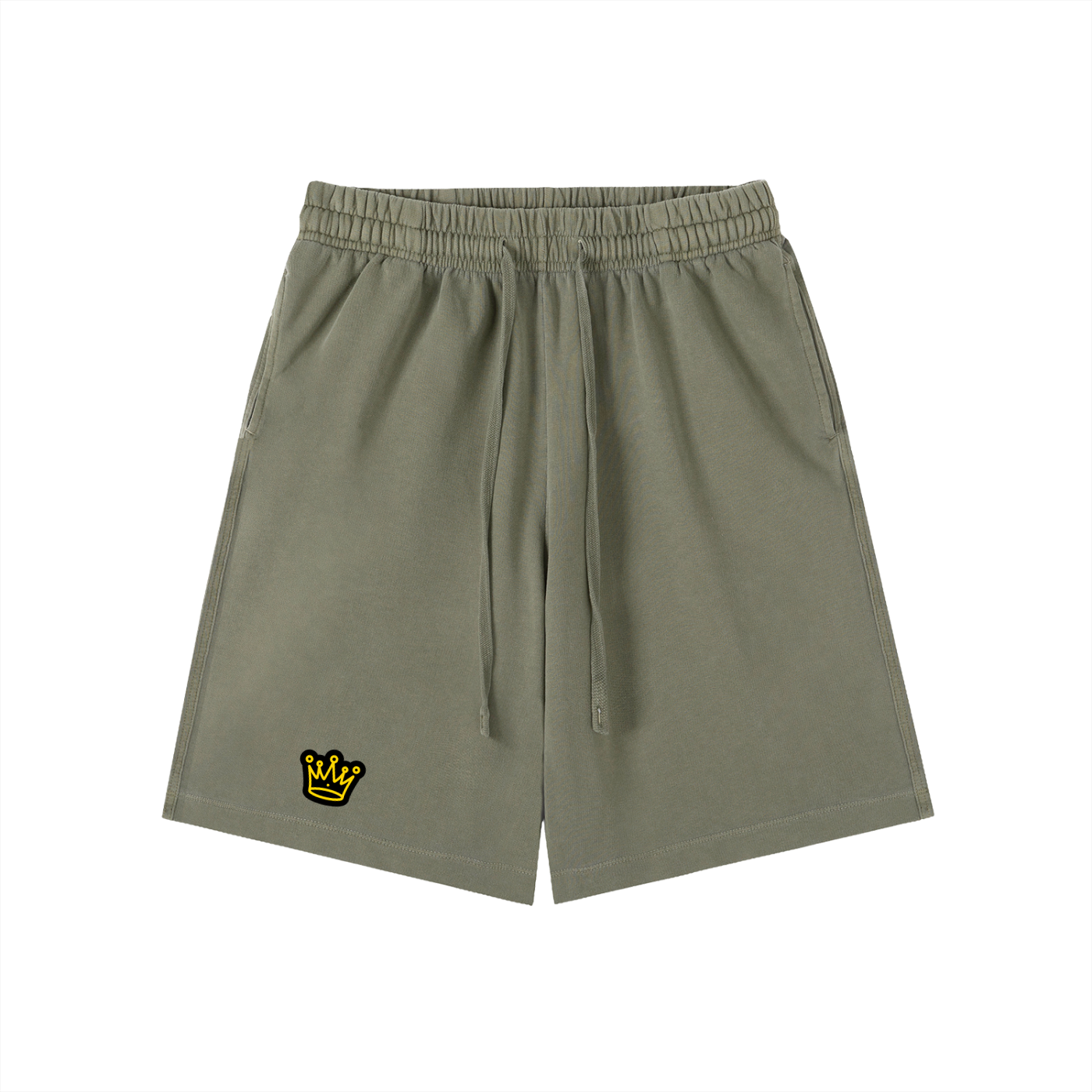 Guap Boyz KING Vintage Wash Cotton Shorts